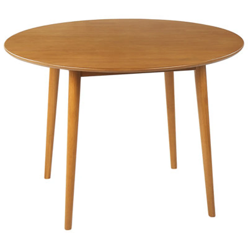 Image of Beliani Dining Table Radan Light Brown 110 Cm 110 Cm
