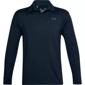 Image of Under Armour Perf 2.0 LS Polo - Blue
