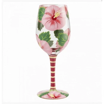 Image of Hibiscus Dreams Wine Glass