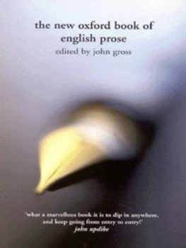 Image of The New Oxford Book of English Prose by John Gross Book