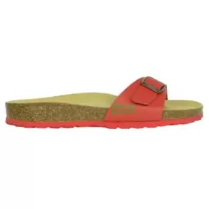 Image of Biox Womens/Ladies Malaga Sano Sliders (5 UK) (Red/Sand)