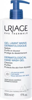 image of Uriage Dermatological Hand Wash Gel 500ml