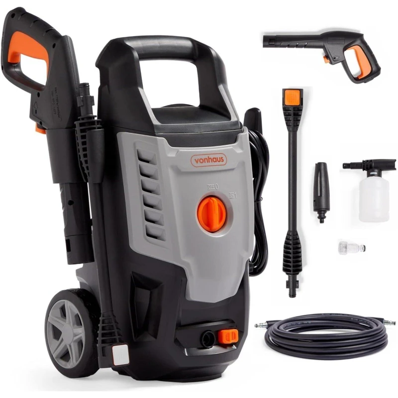 Image of VonHaus 1600W Portable Pressure Washer Grey