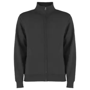 Image of Kustom Adults Unisex Kit Sweat Jacket (L) (Dark Grey)