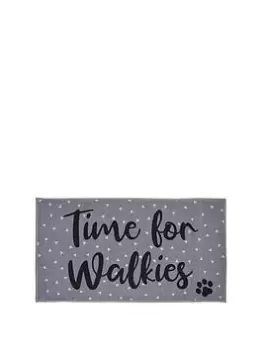 Image of Time For Walkies Pet Boot Mat