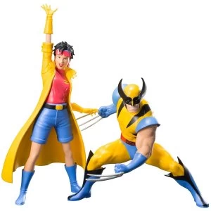 Image of Wolverine & Jubilee (X-MEN '92) Wolverine & Jubilee ArtFX+ Statue