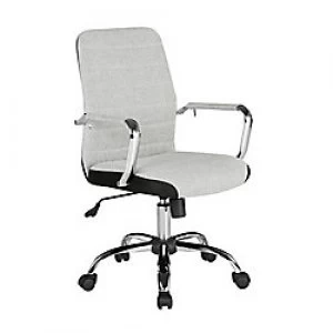 image of Tempo fabric operator chair with mesh trim