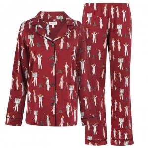 Image of Bedhead Foxes Long Sleeve Pyjama Set - Foxes