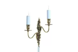 Image of Dauphine Polished Brass Candle Wall Lamp