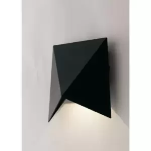 Image of Fan Europe Stealth - Outdoor LED Aluminium down wall lamp, Black Matt, IP54, 4000K