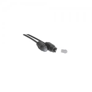 image of Lindy TosLink Cable (optical SPDIF) 2m audio cable Black