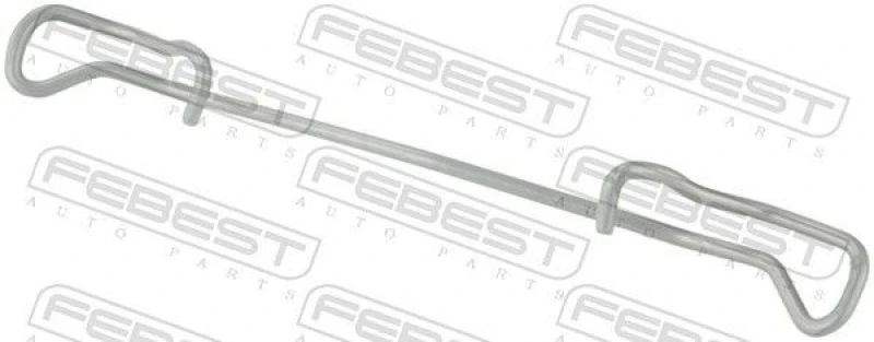 Image of Spring, disc brake pad FEBEST 2103-001