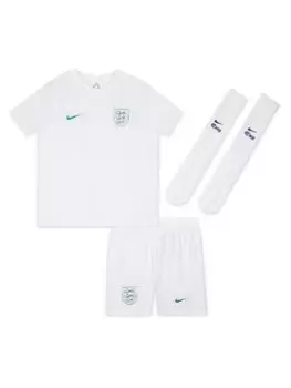 image of Nike England Little Kids 22/23 Home Kit, White, Size XL