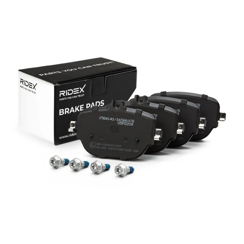 Image of RIDEX Brake pad set RIDEX 402B1504
