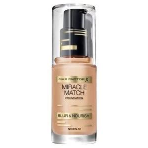 image of Max Factor Miracle Match Foundation Natural