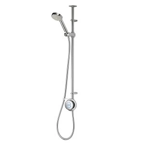 image of Aqualisa Quartz Digital Shower Exposed with Adjustable Head - Gravity Pumped