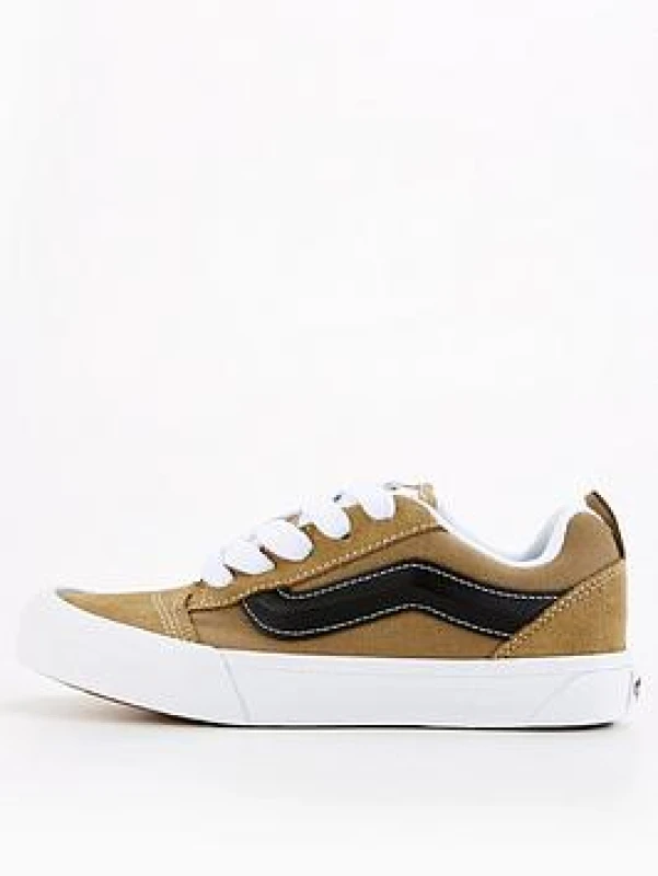 Image of Vans khaki knu skool Youth trainers Khaki UK 4 (EU 36½)