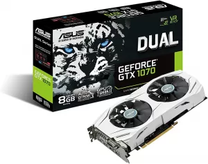 image of Asus Dual GeForce GTX1070 8GB GDDR5 Graphics Card