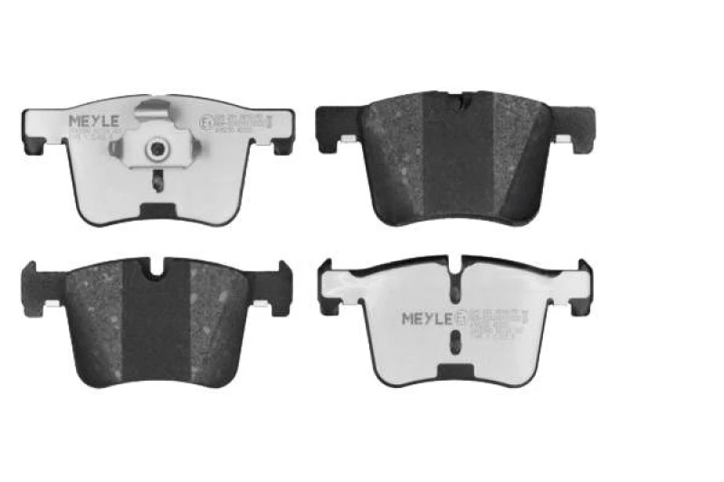 Image of MEYLE 025 251 9919/PD Brake pad set Front Axle, prepared for wear warning indicator, MEYLE-PD Quality, with anti-squeak plate Brake Pad Set,disc brak