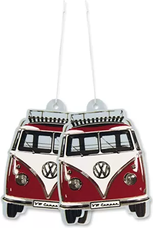 image of VanillaRed VW T1 Bus Pack Of 12 Air Freshener