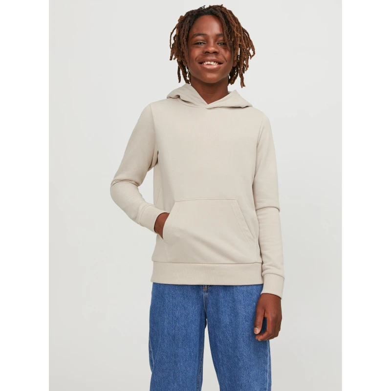 Image of Jack and Jones Bradley Hoodie Juniors - Cream Cream 9 - 10 Years