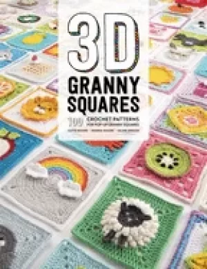 Image of 3d granny squares 100 crochet patterns for pop up granny squares