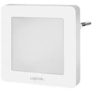 image of LogiLink LED013 LED013 LED night light (+ twilight sensor) Square LED (monochrome) Warm white White