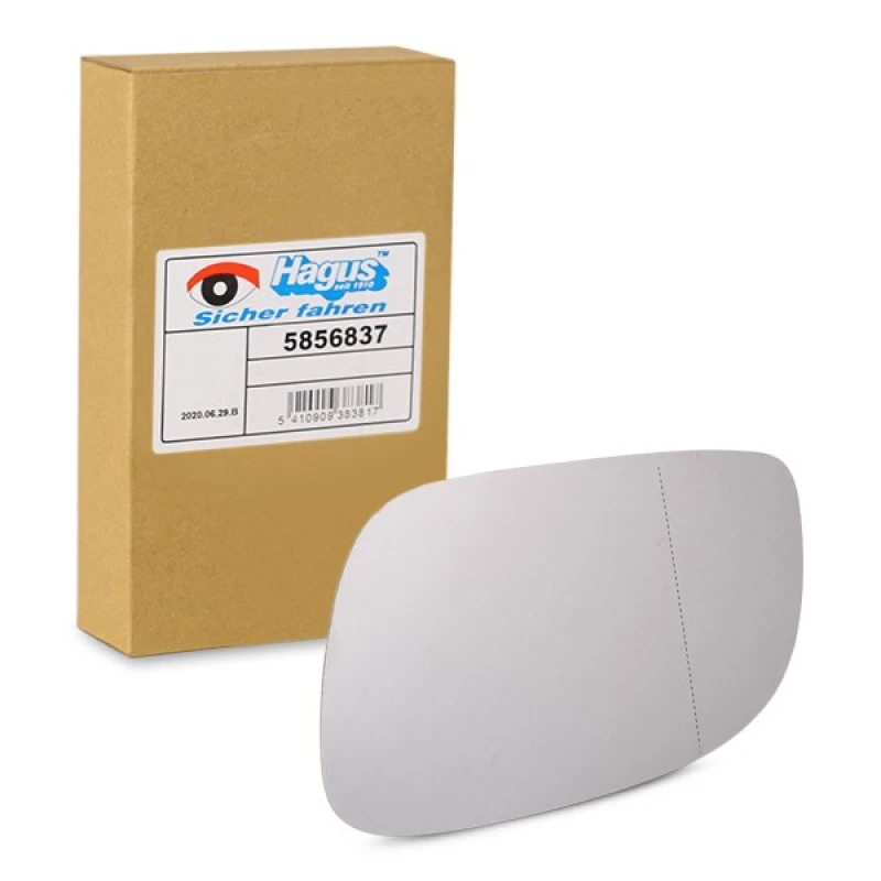 Image of VAN WEZEL Wing mirror glass VAN WEZEL 5856837