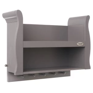 image of Obaby Stamford Sleigh Shelf - Taupe Grey