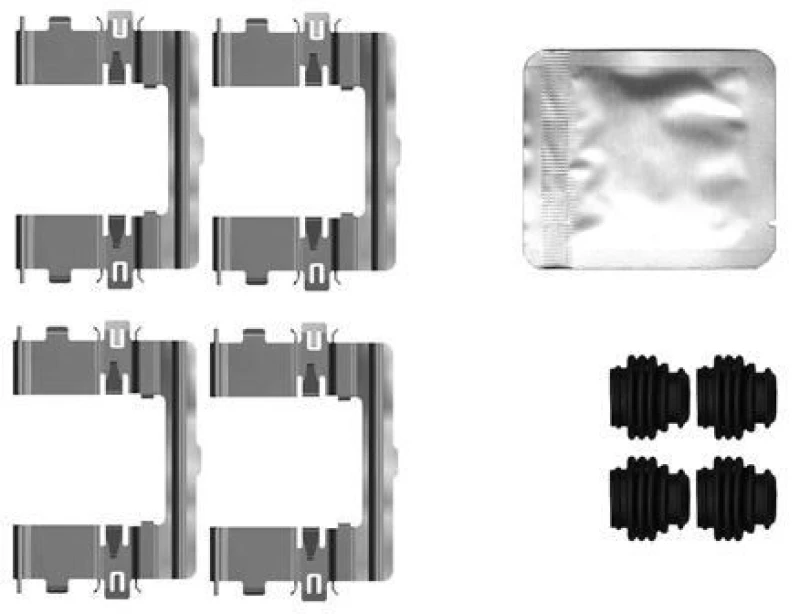 Image of Brake pad fitting kit TEXTAR 82561900