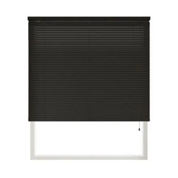 Image of New Edge Blinds 152Cm Drop, 25Mm Slat Pvc Venetian Blind180Cm Black 180BPVC