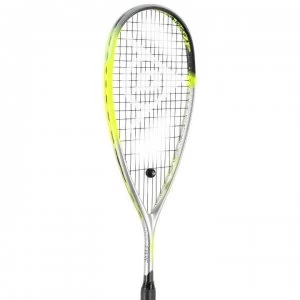Image of Dunlop Rev Squash Racket - Silver/Yellow