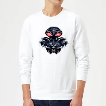 image of Aquaman Black Manta Sea At War Sweatshirt - White - XL