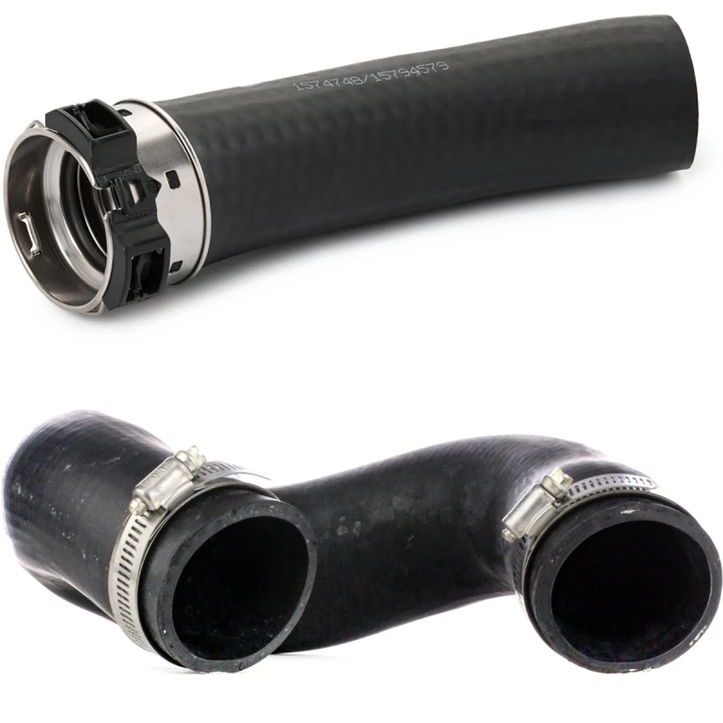 Image of RIDEX 3314C0689 Turbocharger Hose with clamps Charger Intake Hose (3314)