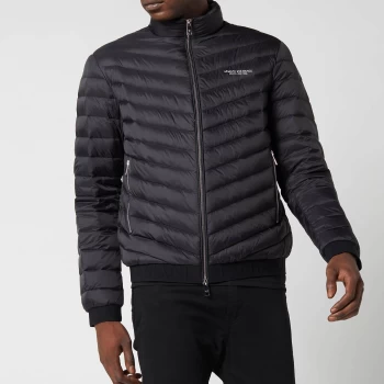 Image of Armani Exchange Padded Down Fill Jacket Black Size L Men
