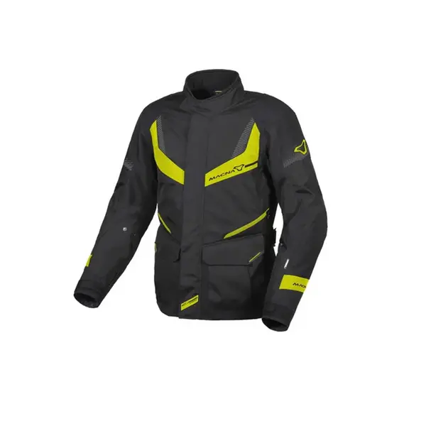 Macna Rancher Jacket Black Yellow Size L