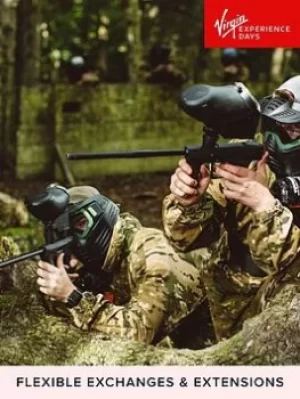 image of Virgin Experience Days Full Day Paintballing for Two, One Colour, Women