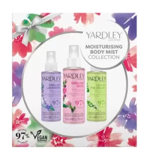 image of Yardley Christmas 2023 Traditional Fragrance Mist Trio Set (TBC check contents)