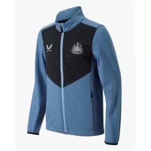 Image of Castore NUFC Travel Jacket Junior Boys - Blue