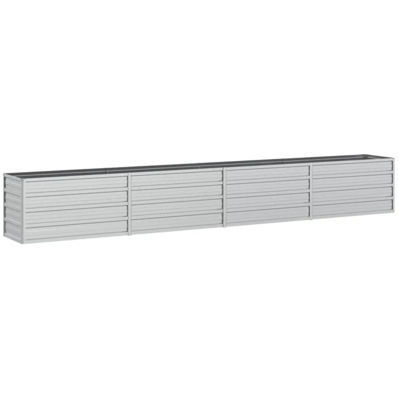 Image of VIDAXL Garden Raised Bed 320x40x45cm Galvanized Steel Silver Vidaxl 8720286661833