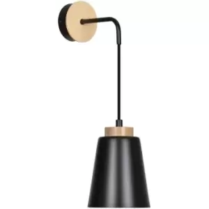 Image of Emibig Bolero Black Dome Wall Lamp 1x E27