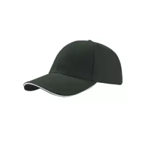 Image of Atlantis Liberty Sandwich Heavy Brush Cotton 6 Panel Cap (Pack Of 2) (One Size) (Green)