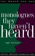 Image of monologues they havent heard