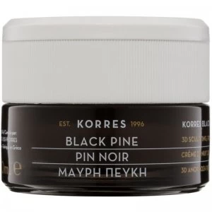 image of Korres Black Pine 3D Sculpting Firming & Lifting Night Cream 40ml