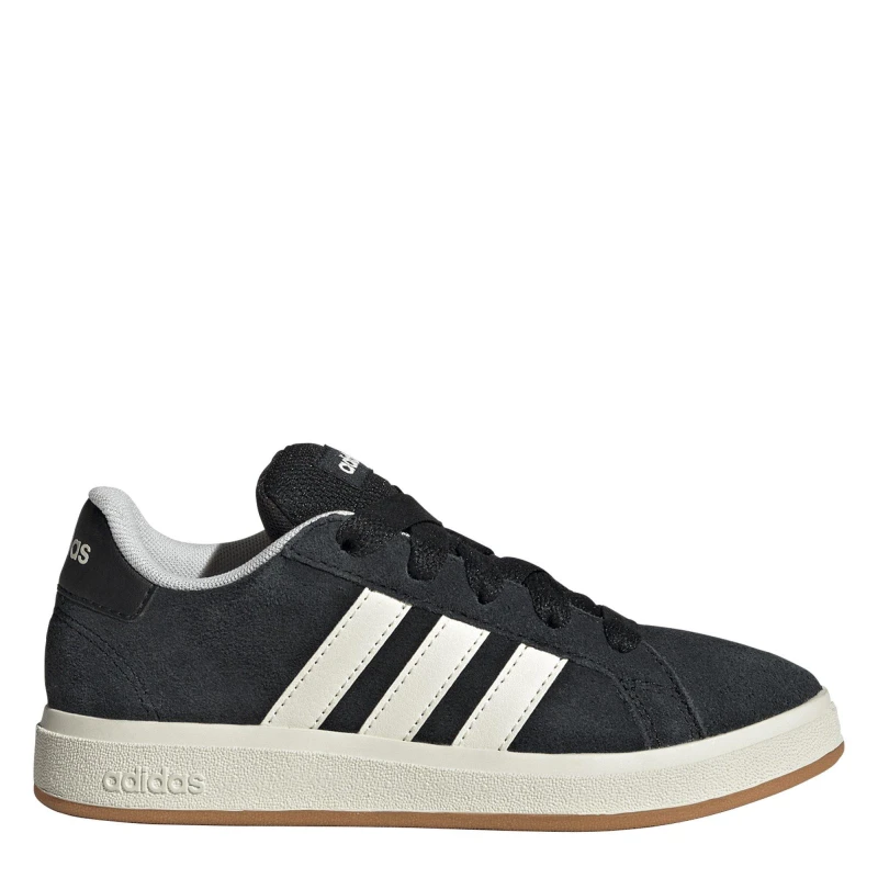 Image of adidas Grand Court 00s Trainers Juniors Black/Gum male 5 (38)