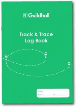 Image of Guildhall Track and Trace Log Book A4 32 Pages 2020TTZ