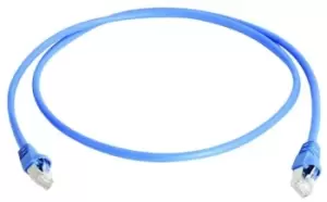 Image of Telegartner MP8 FS 600 LSZH-1,0 blue networking cable 1 m