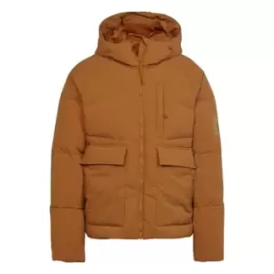 image of adidas Big Baffle Down Jacket Mens - Brown