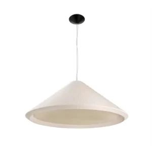 Image of Hue 4 Light Large Dome Ceiling Pendant Ivory, E27