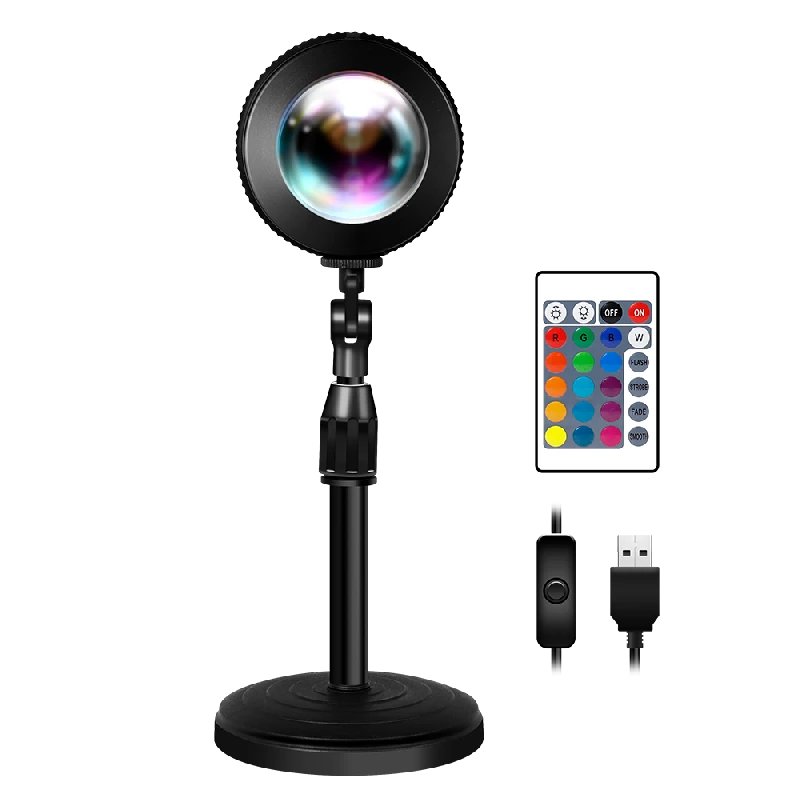 Image of LogiLink LED Sunset Lamp. 5W. w/ remote